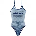 Купальник Otso Hello Kitty Denim, синий - фото