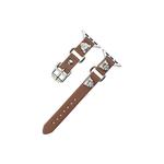 CHENSONG Часы Strap Apple Compatibility Metal 49mm, Brown silver leopard - фото 10