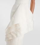 Платье миди Bree с драпировкой Safiyaa, слоновая кость - фото 5