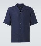 Льняная рубашка Zegna, Navy Zegna - фото
