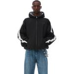 Alexander Wang Реверсивная худи с молнией реглан, Black - фото 4