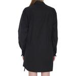 Платье-рубашка с запахом LOEWE, черный - фото 3