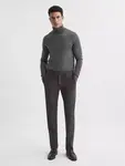 Джемпер Reiss Caine Merino Wool Roll Neck, цвет derby/grey/marl - фото 3