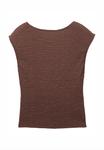 Футболка PULL&BEAR Print T-shirt, Brown - фото 5