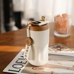 Термочашка Chanel 410 мл RELEA, серебро - фото 10