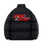 KS Пуховик DALISIRIZHI LIANMINGKUAN унисекс, Black Red - фото