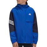 Куртка Adidas синяя для подростков - фото 4