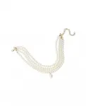 Женское маленькое ожерелье Джеки Sohi, white - фото
