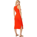 Платье Rip Curl Premium Rib Racer Dress, цвет Hot Orange - фото