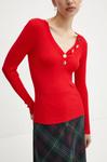Свитер Morgan, красный - фото