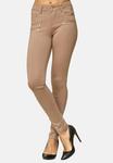 Джинсы скинни Elara, бежевый - фото 5