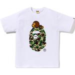 Футболка Bape Abc Camo Milo On Big Ape A BATHING APE, белый - фото 7
