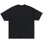 Футболка BAPE Garment Dye Rhinestone Logo Relaxed Fit Tee 'Charcoal' - фото 2
