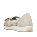 Балетки с ремешком Rieker L3066 , Beige - фото 4