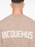 Jacquemus свитер Le pull Jacquemus, нейтральный цвет - фото 5