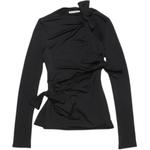 Топ knots Acne Studios, черный - фото