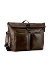 Порто кожаное мессенджер 38 см LEONHARD HEYDEN, цвет Graubraun - фото