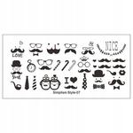 Пластина для штампов для ногтей SimplismStyle-07, Frezarkowo - фото 2