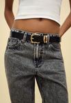 Ремень Stradivarius Belt, Black - фото