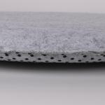 Подушка для сидения IDIMEX, 35x35x2 см, серый - фото 4