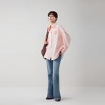 ELLE Рубашка Women's Pink Lapel Moderate - фото 4