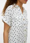 Блузка на пуговицах VMBUMPY Vero Moda, белый - фото 4