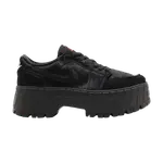 Кроссовки Air Jordan Wmns Air Jordan 1 Low Brooklyn Black Pony, черный - фото