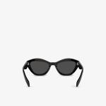 Солнцезащитные очки PR A02S в форме бабочки из ацетата Prada, черный - фото 4