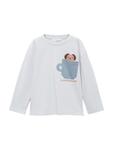 Лонгслив MANGO KIDS ANICUP, Opal/Dusty blue - фото