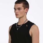 Титановая стальная цепь унисекс BLACKHEAD - фото 10