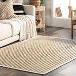 Ковер nuLOOM, 122 x 183 см, Margie Striped Grass, Ivory - фото 8