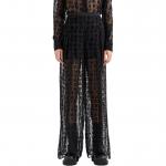 Monogram pattern Palazzo ARMANI EXCHANGE, черный - фото 4