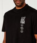 Футболка мужская Ea7 с принтом, черный - фото 4