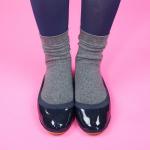 Балетки складные Самара в цвете Deep Navy Patent Yosi Samra - фото 3