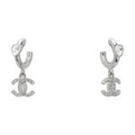 CHANEL Металлические серьги Unisex Silver - фото 5