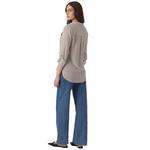 Рубашка с длинным рукавом Vero Moda Bumpy New, бежевый - фото 2