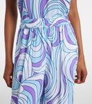 Широкие брюки с принтом Olivia Melissa Odabash, Whirl - фото 4