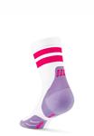 Носки CEP RUN EVERYDAY MID CUT, Lilac/Neon Pink/Purple - фото 2