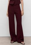 Брюки Mango MID-RISE , Bordeaux - фото 2
