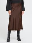 Юбка ICHI IHXENDRA, коричневый - фото 3