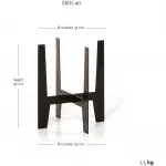 Подставка для кастрюль ECOPOTS «Stelzen 40», черный - фото 9