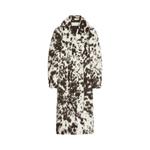 Пальто Dries Van Noten Spotted Belted Coat, Brown - фото