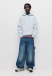 Худи PULL&BEAR Hoodie, Light Blue - фото 2