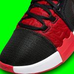 Мужские баскетбольные кроссовки Nike, Black University Red Lime Blast White - фото 6