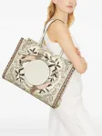 Сумка-тоут с принтом Ella Tory Burch, бежевый - фото 2