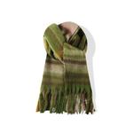 Вязаный шарф унисекс, Black Gray - фото 11