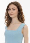 Вязаный топ MYMO, светло-синий - фото 3