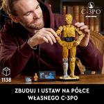 Сборная фигурка дроида LEGO Star Wars C-3PO, 75398 - фото 2