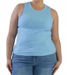 Бирюзовый рифленый топ плюс Never fully dressed - фото 3