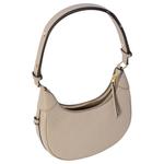 TORY BURCH Кожаная сумка-полумесяц с монограммой Т - фото 4